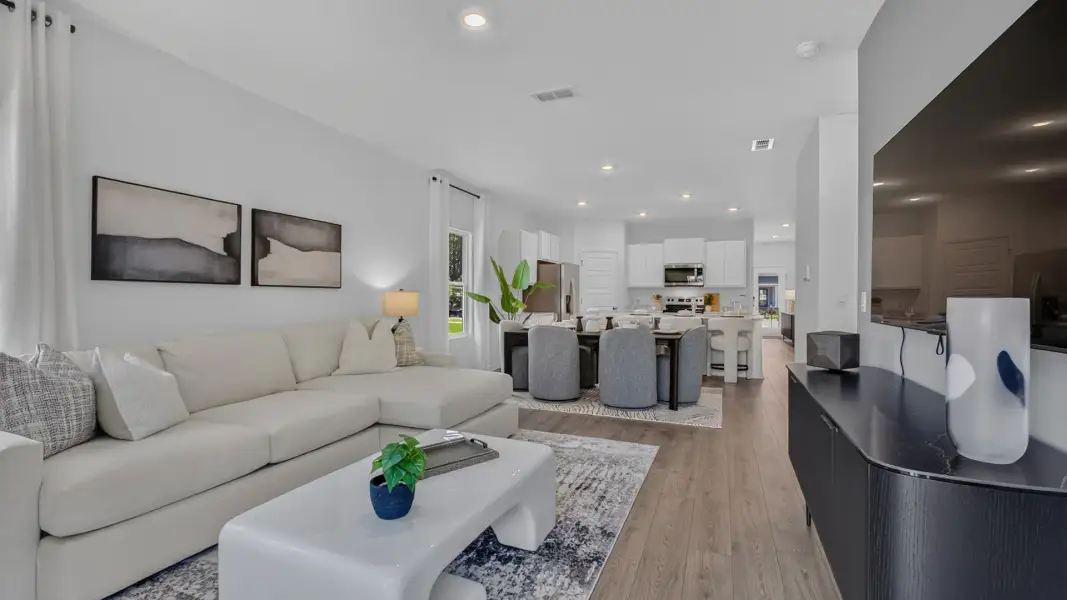 Furnished interior view inside a new home in Copes Landing, Jacksonville (Image 12).