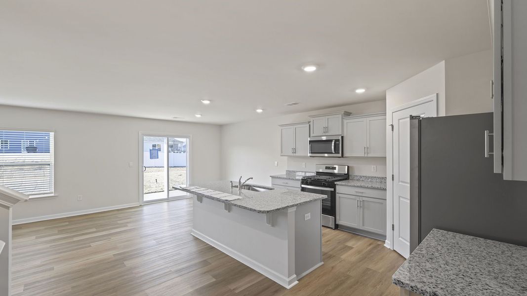 Furnished interior view inside a new home in Bentley Park, Greenwood (Image 6). Furnished interior view inside a new home in Bentley Park, Greenwood (Image 6).