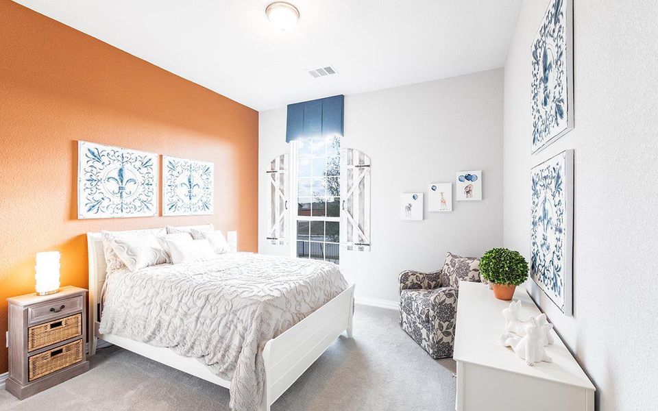Representative furnished interior of a home built from the Atascadero by CastleRock Communities in Solterra, Mesquite (Image 15).
