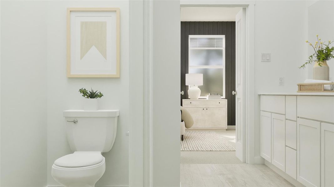 Furnished interior view inside a new home in River Bridge Ranch: Coastline Collection, San Marcos (Image 16).