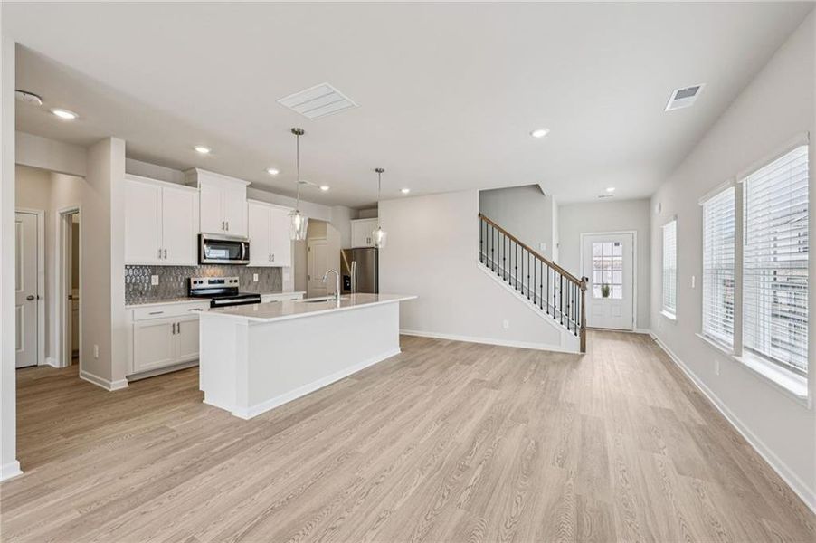 Furnished interior view inside a new home in Hawthorne Station, College Park (Image 6).