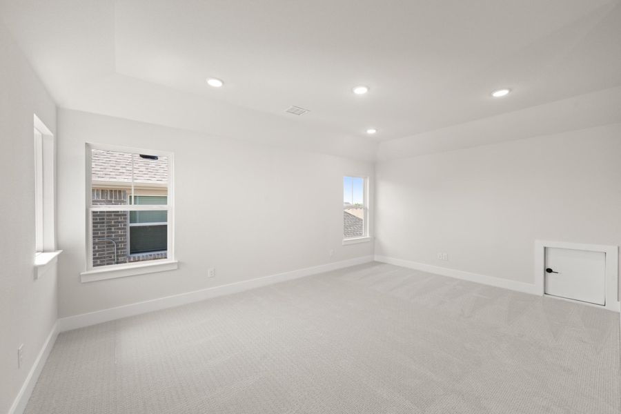 Spacious, unfurnished interior of a new home in Inspiration Collection at Bridgewater, Midlothian (Image 23).