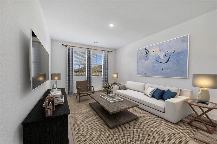 Furnished interior view inside a new home in Gateway Parks, Forney (Image 16). Furnished interior view inside a new home in Gateway Parks, Forney (Image 16).