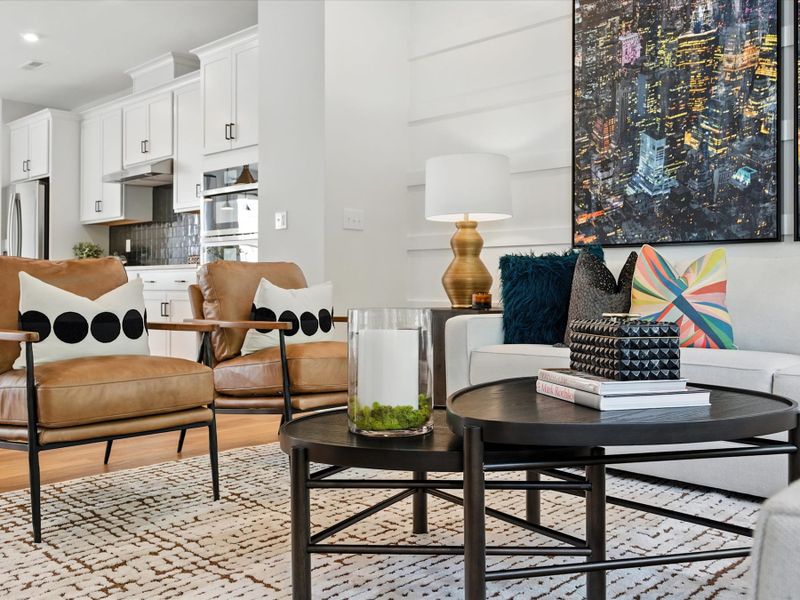 Representative furnished interior of a home built from the Beau by Tri Pointe Homes in Archer Row, Charlotte (Image 28).