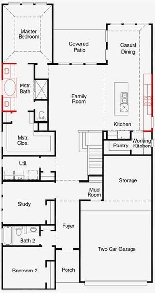 1st Floorplan - Representative Photo