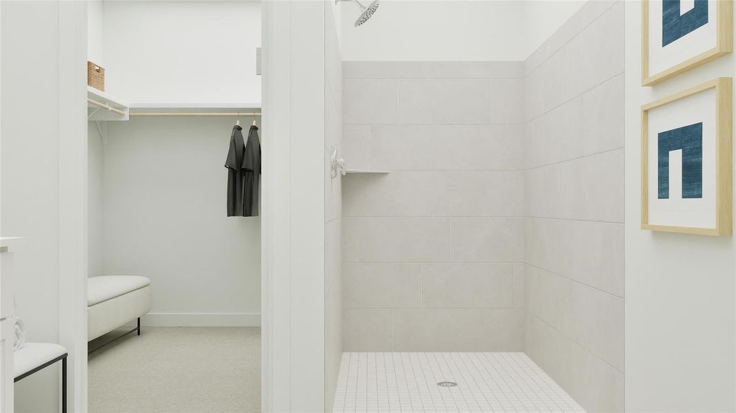 Furnished interior view inside a new home in Binford Creek, Waller (Image 7).