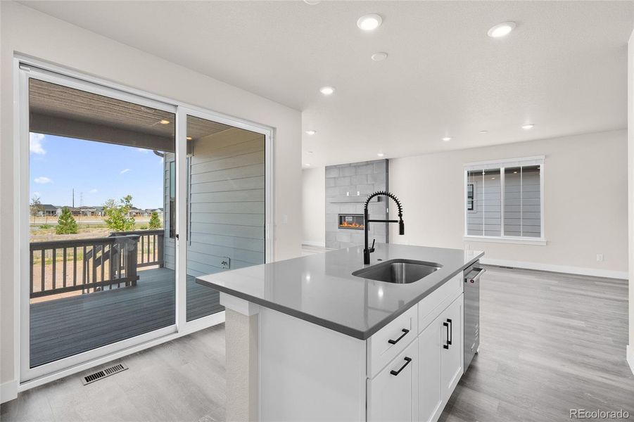 Furnished interior view inside a new home in Harmony at Sterling Ranch, Littleton (Image 8).