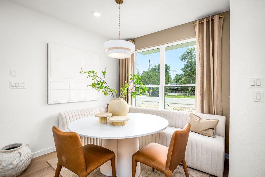 Representative furnished interior of a home built from the Waller by Pulte Homes in Monarch on Main, Round Rock (Image 44). Representative furnished interior of a home built from the Waller by Pulte Homes in Monarch on Main, Round Rock (Image 44).