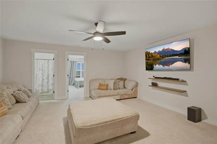 Furnished interior view inside a new home in Cambridge, Flowery Branch (Image 17).