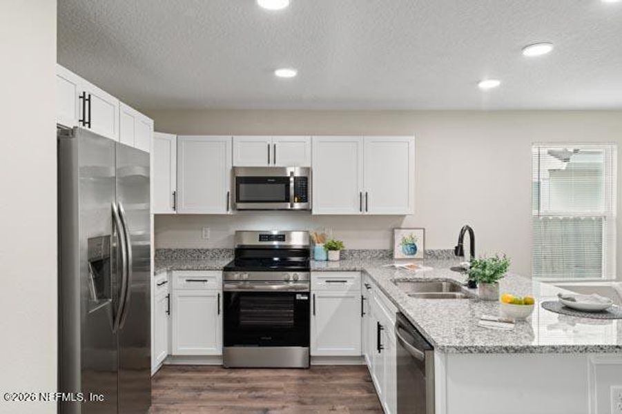 Furnished interior view inside a new home in , Jacksonville (Image 7).