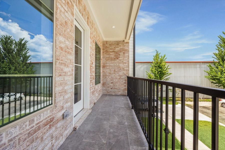 Private Balcony * Approximately 108 Square Feet * Porcelain Tile. Private Balcony * Approximately 108 Square Feet * Porcelain Tile.