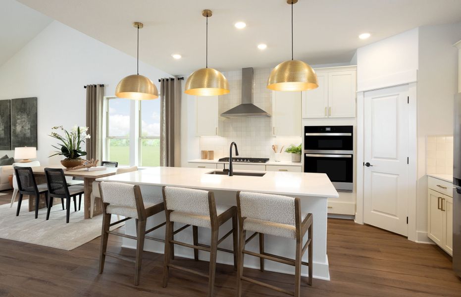 Representative furnished interior of a home built from the Hamilton by Pulte Homes in Sunfield, Mustang Ridge (Image 16).