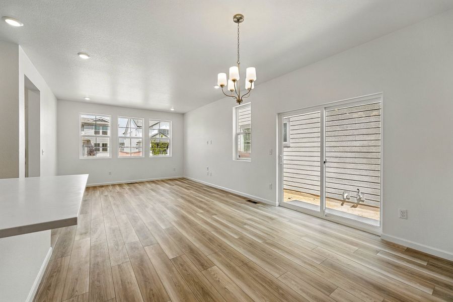 Representative unfurnished interior of a home built from the Celeste by Taylor Morrison in Farmlore, Brighton (Image 13).