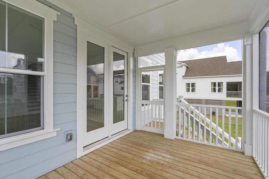 Exterior details and patio area of a home in Miller's Crossing, Johns Island (Image 4). Exterior details and patio area of a home in Miller's Crossing, Johns Island (Image 4).