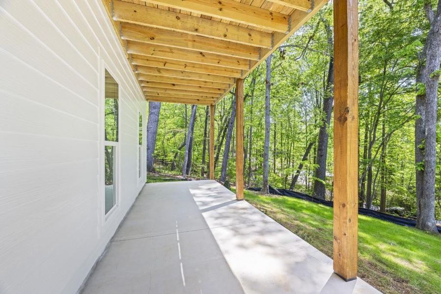 Exterior details and patio area of a home in , Lavonia (Image 36).