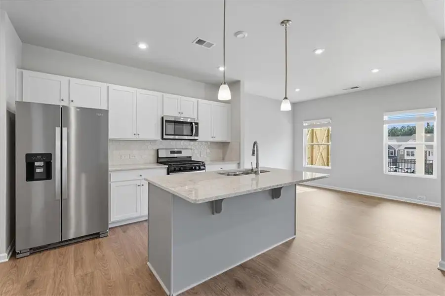 Furnished interior view inside a new home in Park Center Pointe, Austell (Image 6).