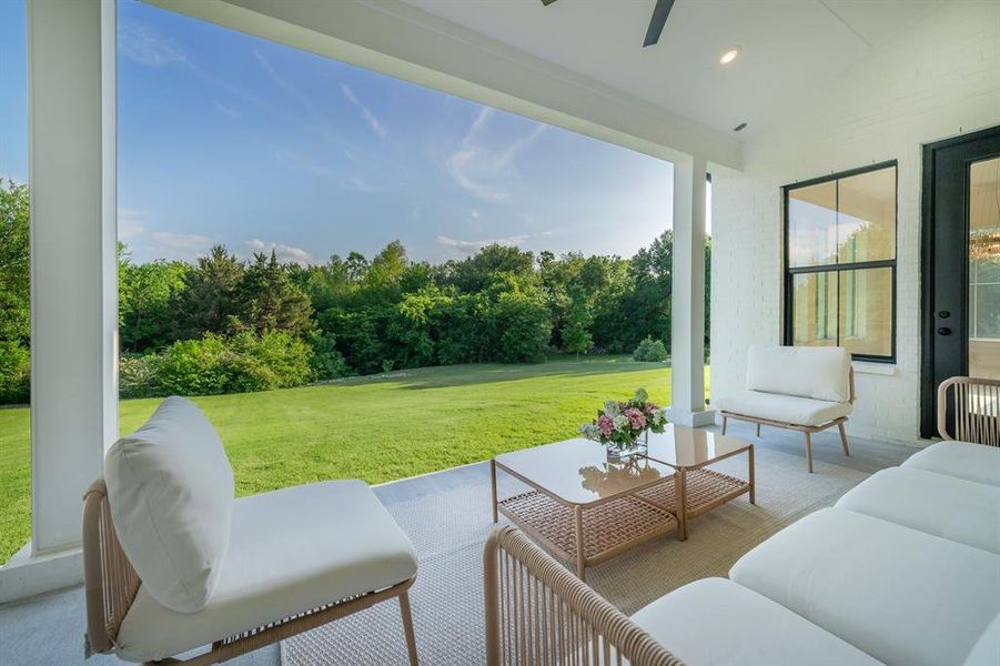 Exterior details and patio area of a home in , McKinney (Image 4).