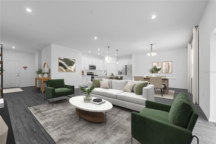 Furnished interior view inside a new home in Watermark, Cocoa (Image 14).