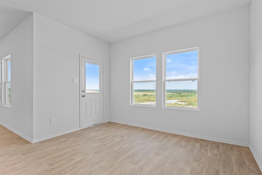Spacious, unfurnished interior of a new home in Wayside, Uhland (Image 29). Spacious, unfurnished interior of a new home in Wayside, Uhland (Image 29).