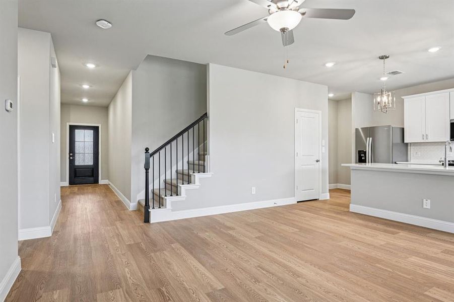 Spacious, unfurnished interior of a new home in Parks at Foster Crossing - Signature Series, Anna (Image 29).