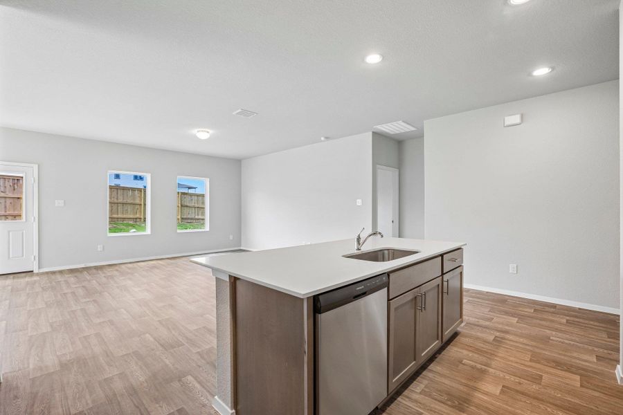 Furnished interior view inside a new home in Cloverleaf, Austin (Image 10).