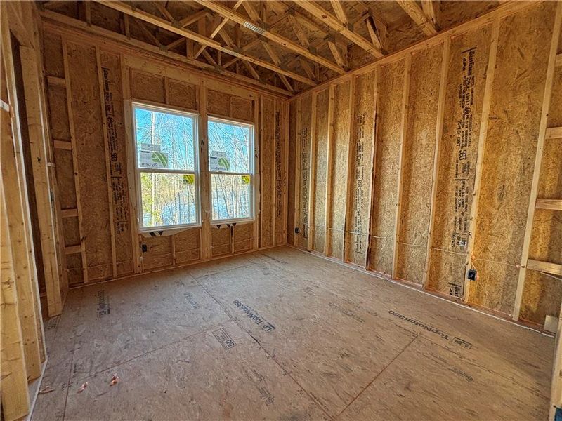 In-progress construction of a new home in East Harbor II at Chestatee, Dawsonville, GA (Image 28).