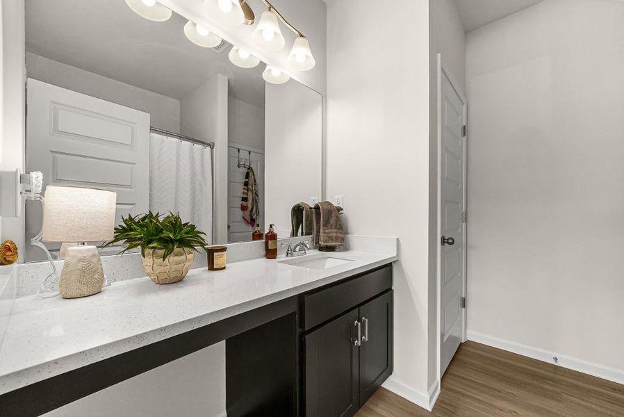 Furnished interior view inside a new home in , Cartersville (Image 19).