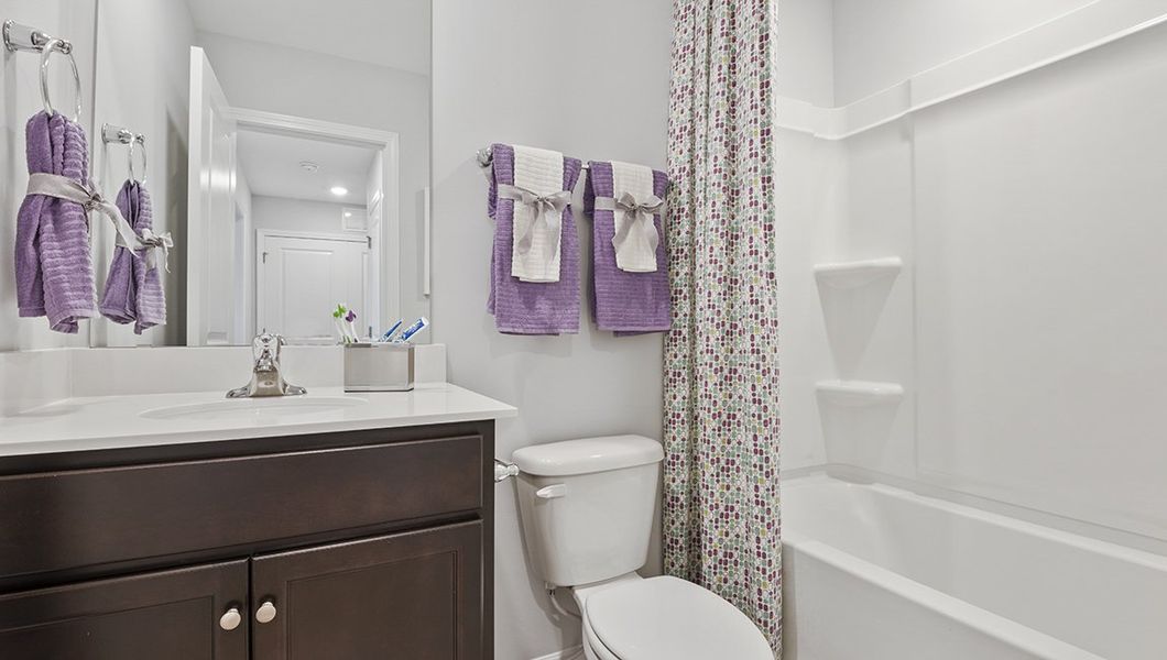 Furnished interior view inside a new home in Providence Walk, Hendersonville (Image 25).