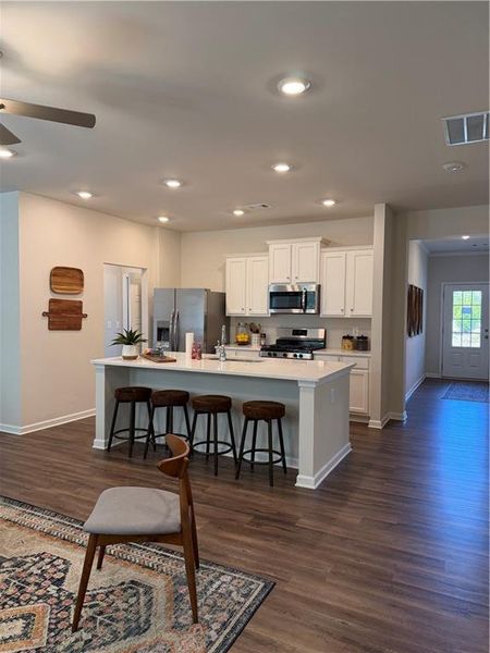 Furnished interior view inside a new home in Villages at Cedar Hill, Dallas (Image 7).