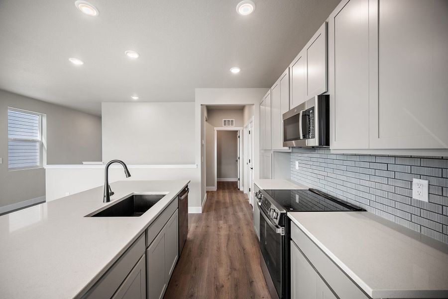Furnished interior view inside a new home in Trails at Aspen Ridge-3, Colorado Springs (Image 13).