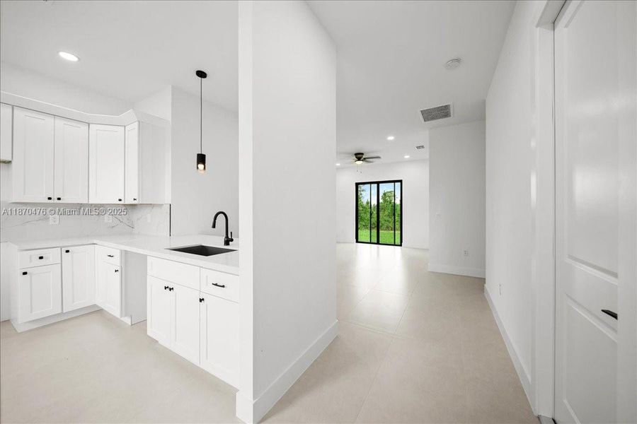 Furnished interior view inside a new home in , Lehigh Acres (Image 7). Furnished interior view inside a new home in , Lehigh Acres (Image 7).
