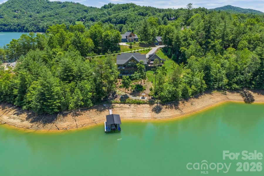 Arial View from Lake