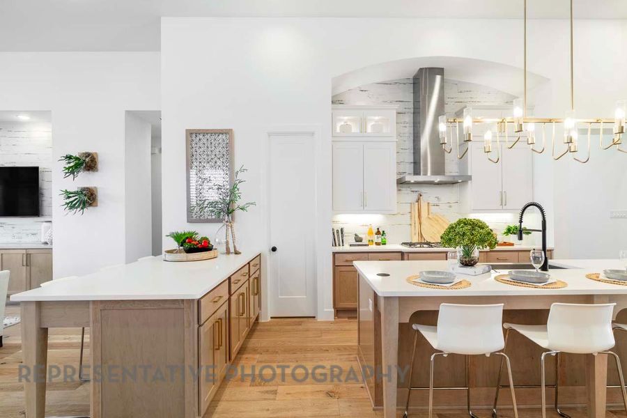 Furnished interior view inside a new home in Santa Rita Ranch: 90ft. lots, Liberty Hill (Image 14). Furnished interior view inside a new home in Santa Rita Ranch: 90ft. lots, Liberty Hill (Image 14).