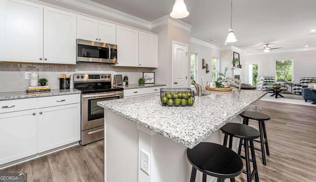 Furnished interior view inside a new home in Trellis Park, Hampton (Image 8).