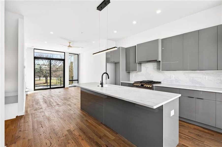 Furnished interior view inside a new home in , Atlanta (Image 8).