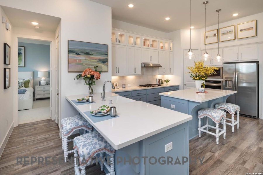 Furnished interior view inside a new home in The Ranches at Creekside, Boerne (Image 24). Furnished interior view inside a new home in The Ranches at Creekside, Boerne (Image 24).