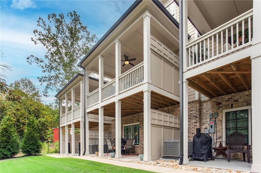 Front exterior of a new home in , Marietta, GA, highlighting curb appeal (Image 18).