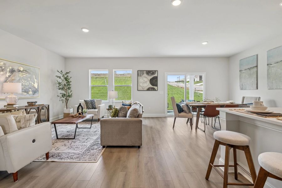 Representative furnished interior of a home built from the Bartlett by Ashton Woods in Cades Bluff, Lebanon (Image 10).
