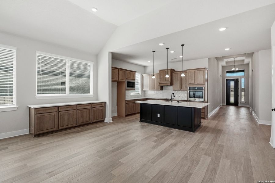 Furnished interior view inside a new home in Alsatian Oaks, Castroville (Image 16).
