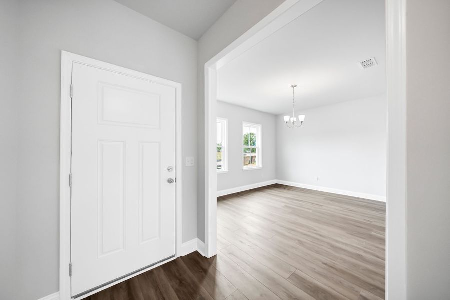 Spacious, unfurnished interior of a new home in Monroe Preserve, Chapin (Image 47).