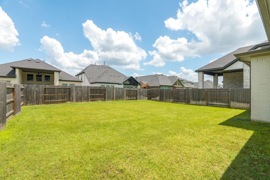 Exterior details and patio area of a home in Lakes at Creekside 50′, Tomball (Image 25). Exterior details and patio area of a home in Lakes at Creekside 50′, Tomball (Image 25).