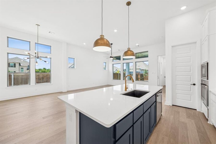 Furnished interior view inside a new home in Karis - Village Series, Crowley (Image 13). Furnished interior view inside a new home in Karis - Village Series, Crowley (Image 13).