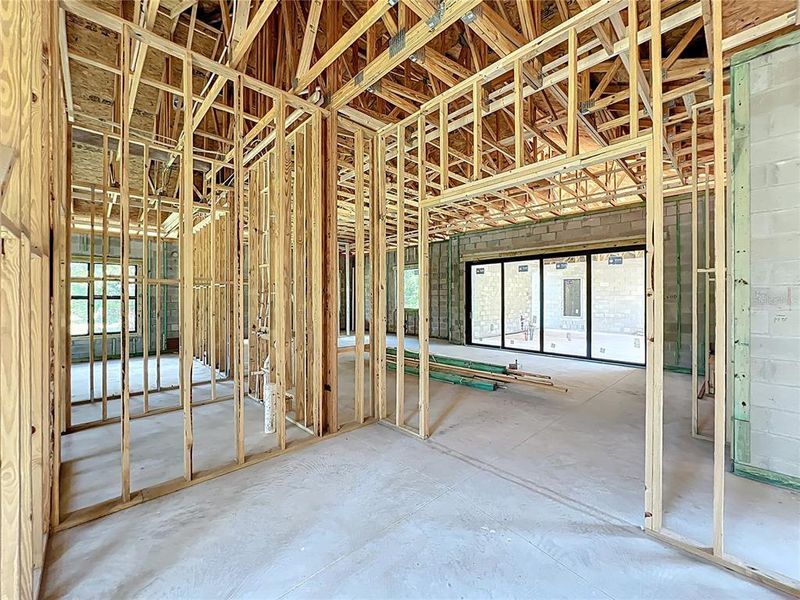 In-progress construction of a new home in , Oviedo, FL (Image 68).