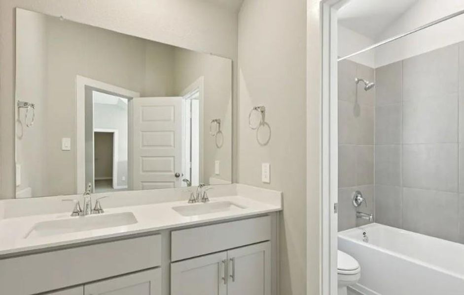 Photo is not of the actual home, but is an inspirational photo of builder’s model home and may depict options, furnishings, and/or decorator features that are not included