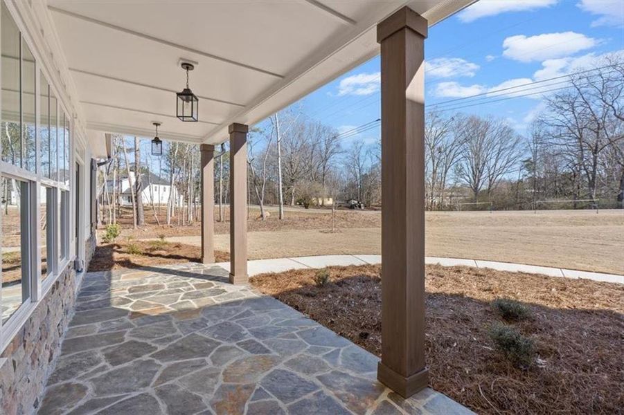 Exterior details and patio area of a home in , Waleska (Image 33).