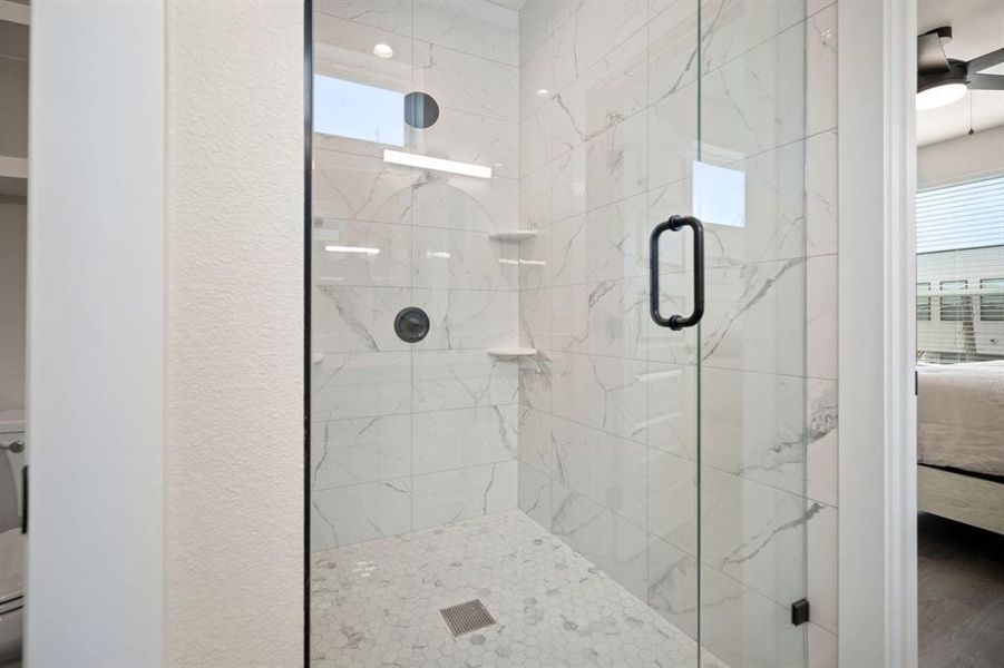 Close-up of interior finishes inside a home in , Dallas (Image 21).