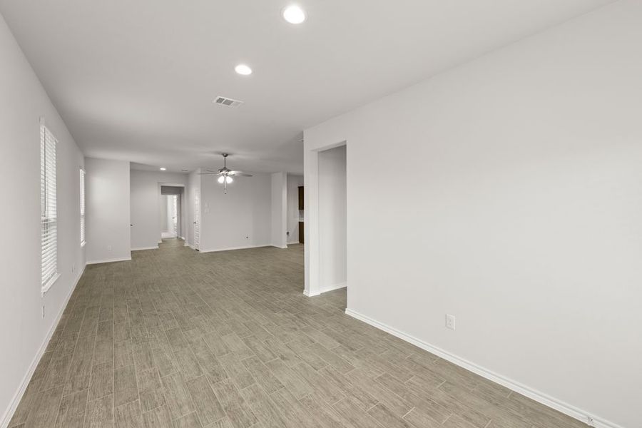 Representative exterior photo of a completed home built from the Hickory by Impression Homes in Northspur, Terrell, TX (Image 9). Representative exterior photo of a completed home built from the Hickory by Impression Homes in Northspur, Terrell, TX (Image 9).