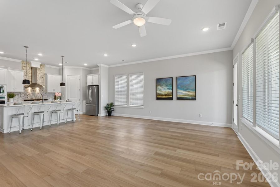 Family Room to Dining Area
