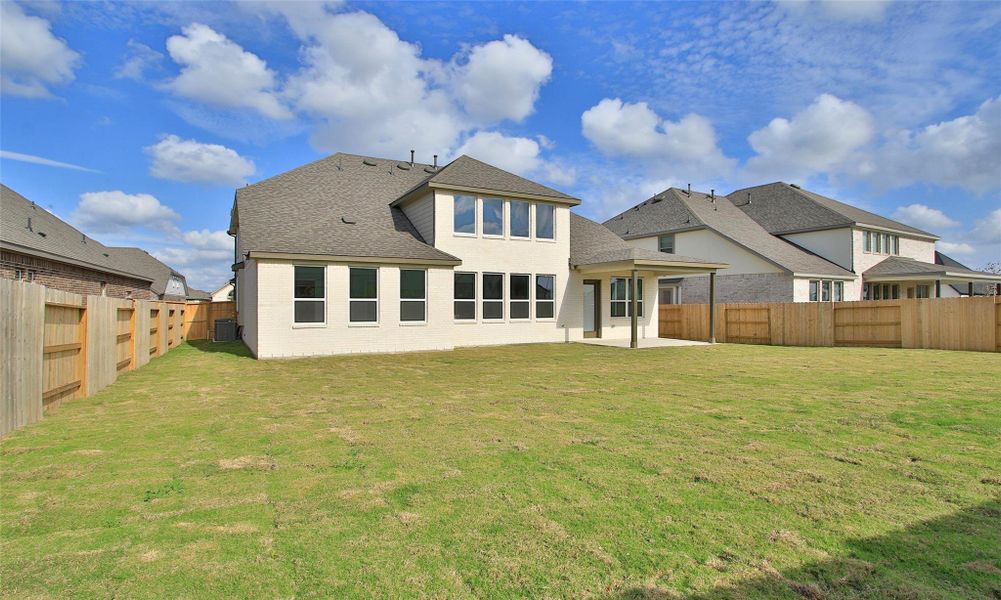 Exterior details and patio area of a home in Brookewater, Rosenberg (Image 22).