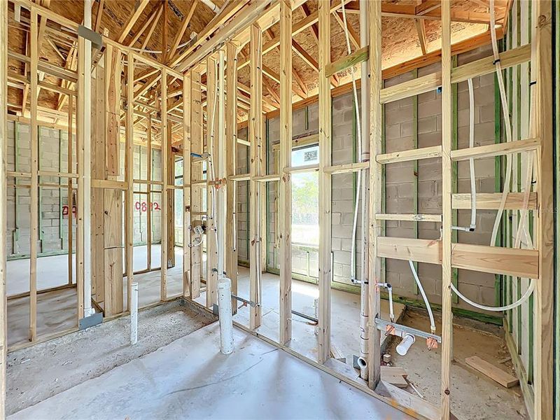 In-progress construction of a new home in , Oviedo, FL (Image 58).